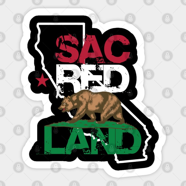 Sacred Land Sticker by Super Human